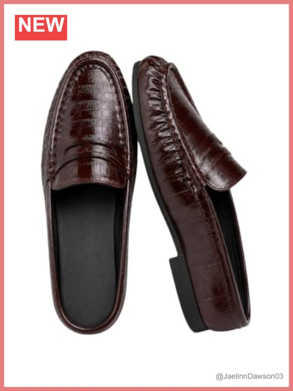 Women's Mule Loafers Slip On Faux Leather Penny Strap Business Casual